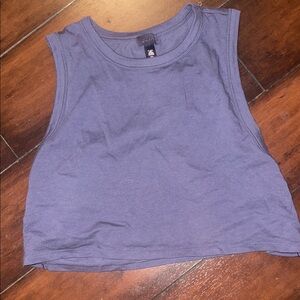 SKIMS Lavender Sleeveless Crop Top